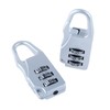 2PCS 3 Digit Combination Password Lock Security Lock Travel Lock