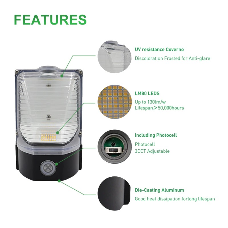 5 Years Warranty 25W 3CCT IP65 Waterproof Led Wall Pack