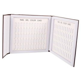 FOMIYES 120 Nail Colors Display Chart Nail Gel Cards Manicure Colors Display Cards Quality Material
