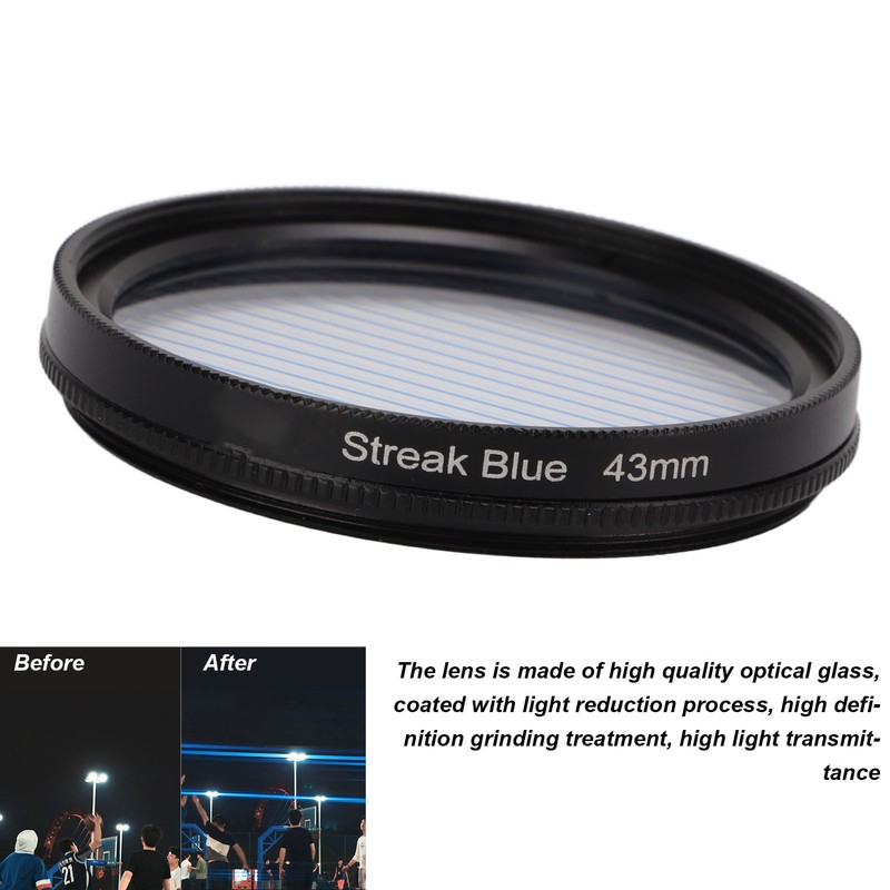 Junestar Blue Streak Special Effects Filter Dot to Line Filter