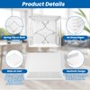 S97013576 Bathroom Fan Cover Grille with Springs, Replacement for Broan