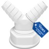 VIOKS Washing Machine Drain Adapter with Pipe Thread Dimensions 1