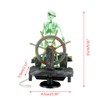 Delight eShop Action-Aquarium Skeleton Pirate Captain Ornament Fish Tank Landscape