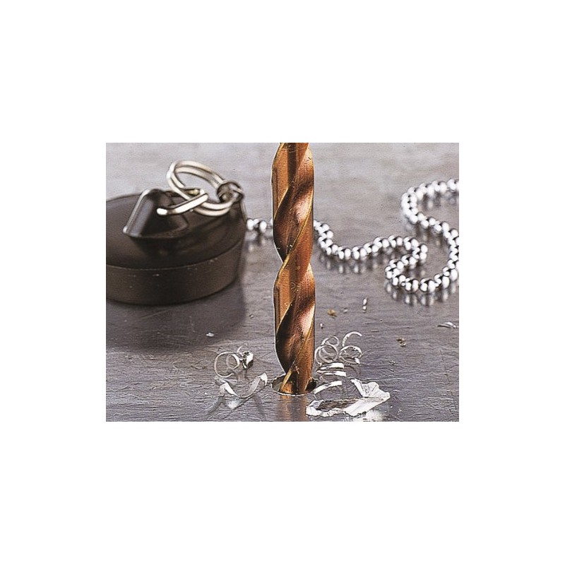 wolfcraft 7118000 6 Metal Drills, Brown, 2 mm/3 mm/4 mm/5