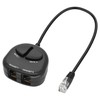 XMSJSIY RJ9 Telephone Training Adapter Headset Splitter 4P4C Phone Line