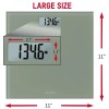 Taylor Glass Digital Bathroom Weight Scale with Sage Finish