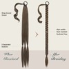 FESHFEN Braid Extensions Ponytail Extension with Scrunchie, Long Ponytail Braided