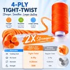 96-Piece Sewing Thread Kit – 48 Vibrant Colors, 400 Yards/Spool,