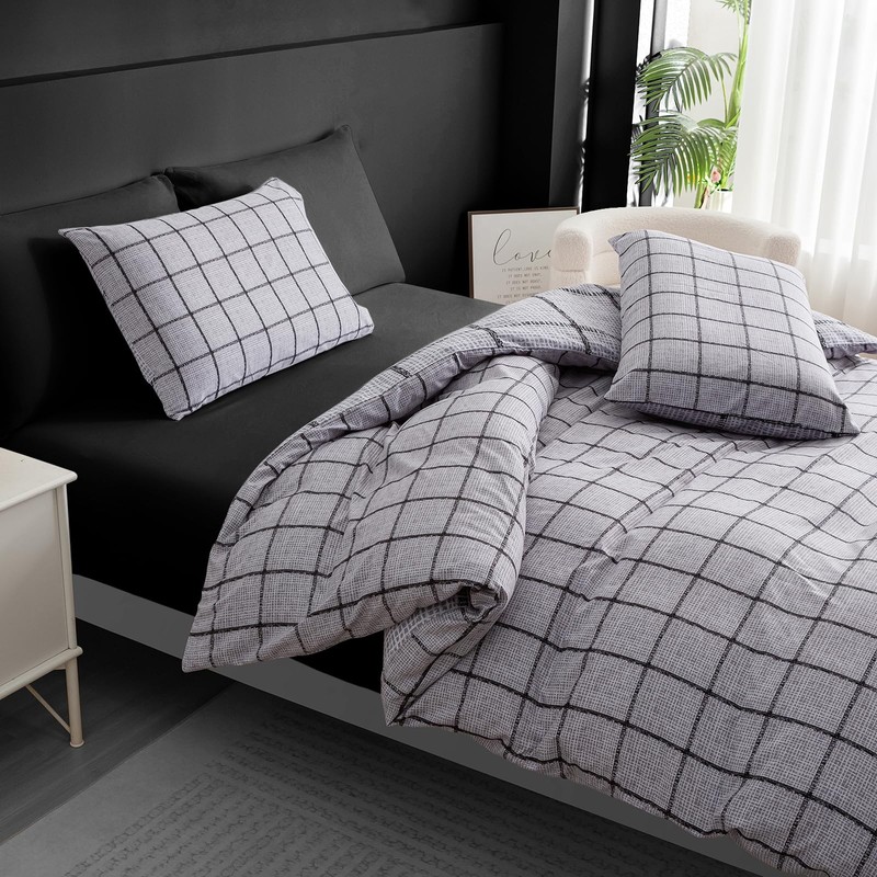 Pamposh Double Duvet Set Premium Brushed Microfiber Duvet Cover Double