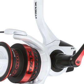 Abu Garcia Max Pro Freshwater Spinning Reel 4000H, White & Red