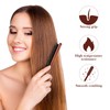 Frcolor Bristle Hair Brush Toupee Brush with Wooden Handle Teasing