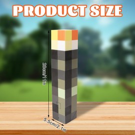 AVCXEC AVCXEC Wall Fackel Nachtlicht, 4 Farben 28cm 3D Lampe Fackel Wandlampe, USB Wiederaufladbar Nachtlampe Kinder, Hand/Wandhalterung Nachttischlampe, Kinder Spielzeug Nacht Lamp