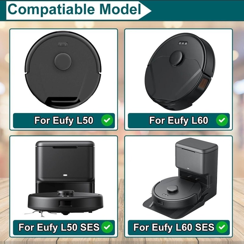 10 Pack Replacement Parts Kit for eufy L50, L60 Robot