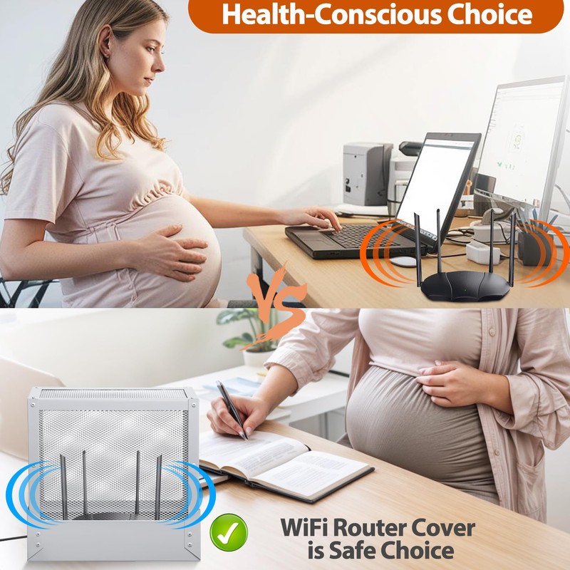 Large WiFi Router Cover Blocks Up to 90% of EMF