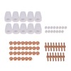 70pcs Plasma Shield Cup Electrode Tip Gas Ring Fit for