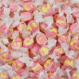 Gourmet Soft and chewy Salt Water Taffy Candies - Individually Wrapped - Bulk bags (Strawberry Banana, 5 Pound (Pack of 1))