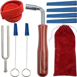 Piano Tuning Kit Professional Wrench Hammer Rubber Mutes Set Including 9 pcs Tuning Tools for Piano Tuning with Tuner | Sound harbor