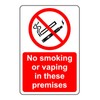 Safety First Display LTD No smoking or vaping in these