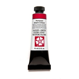 DANIEL SMITH 284600185 Extra Fine Watercolor Paint Tube, 15ml, Permanent Alizarin Crimson