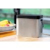 MasterClass Stainless Steel Compost Bin with Antimicrobial Lid