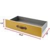 Texture® Brand - Rolling Under Bed Storage Drawer - Driftwood