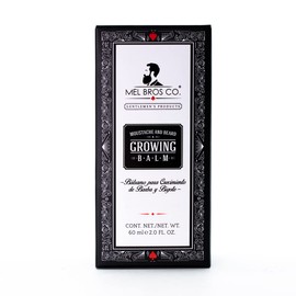 Bálsamo para el crecimiento de barba y bigote MEL BROS CO 2oz - Biotina y queratina