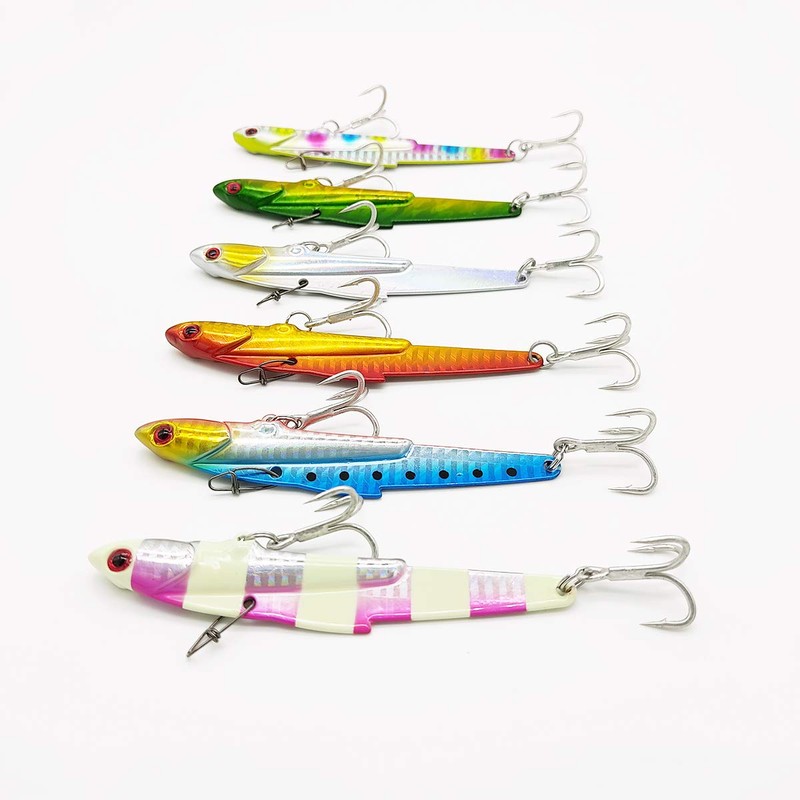 Orurdo qb100205a01n0 Metal Vibration BIG Fishing Tackle Set of 6