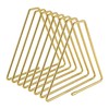 ZYFOFFICE Gold Expandable Bookends, 7-Section, 2"-15.7"