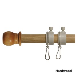 Super Tough KUSA35NNW-6FT Hardwood Nylon Flag Kit-6ft Flagpole, 6 Ft, Brown, Red, White, Blue