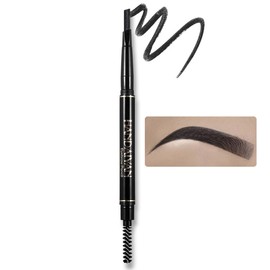 ​​​​​Eyebrow Pencils with Brow-Brush, Long-Lasting Eyebrow Pen Eye Makeup, Black Eyebrow Pencils Easy To Use, Natural Looking Brow Pencils (Black)