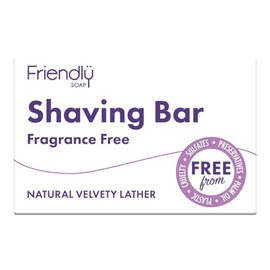 Friendly Soap Friendly Soap - Naked & Natural Fragrance-Free Shaving Bars (7 x 95g), Rich, Soothing, Plant-Based, Cruelty-Free, Made By Hand, No Preservatives or Sulphates, Sustainable, Recyclable