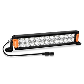 LIGHTFOX 12 Inch LED Light Bar 65W 5,431LM Dual Row Off Road Driving Light with DT Plug,Spot Flood Combo LED Work Lights Bar for Truck Pickup UTV ATV Tractor SUV 4WD Boat 4X4 Jeep Roof IP68
