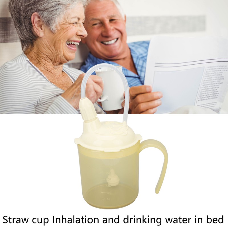 Convalescent Feeding Cup Good Sealing Feeding Drinking Cup for Disabled