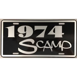 Metal License Plate 1974 Scamp FITS Plymouth Slant SIX 6 225 318 340 360 A Body Hot Rod Muscle Car Bar Shop Home Office Garage Man CAVE Restaurant Wall Art Collection Classic Custom Novelty Gift