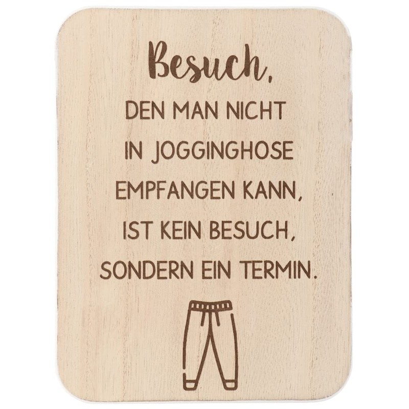 Spruchreif Blackboard with Funny Saying | Decorative Stand with Lettering