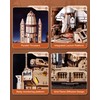 ROBOTIME 3D Space Shuttle Wooden Puzzle for Adults, Dynamic Rocket