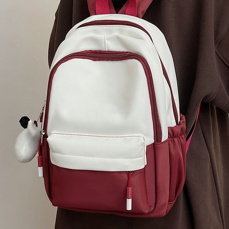Backpack Simple Style Waterproof Versatile Large Capacity Laptop Work Business
