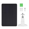 Solar Panel Charger -Weather Resistant, 5W 5V Solar Panel Wall