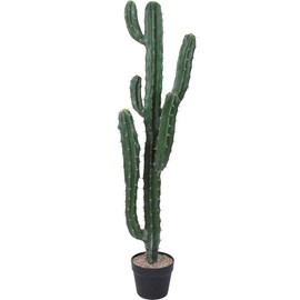 Logkity Artificial Cactus 41inch Faux Cacti Fake Saguaro Plants for Indoor Outdoor Home Office Garden Decor