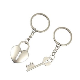 Familienkalender Schlüsselanhänger Schlüssel zum Schloss Schlüsselring für Paare/Geliebte im Set Schlüssel+Schloss | Geschen zur Hochzeit | Verlobung | Liebe | Frauen | Heirat |