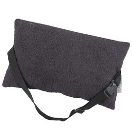 CalmyBEACH Beach Cushion Filled with Attachment Strap 32 x 20 cm Anthracite