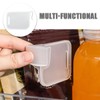 CIYODO 12pcs Fridge Accessories Inside Fridge Divider Shelf Bin Clips