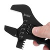 sourcing map Adjustable Wrench 7" AN3-AN16 Aluminum Alloy Plumbers Wrench