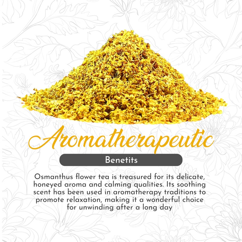 Green Hill Tea Osmanthus Flower Dried – Premium– Fragrant Osmanthus