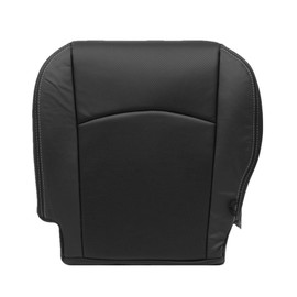 AOUTTUOA Driver Side Bottom Replacement Leather Seat Cover Compatible with Dodge Ram 1500 2500 3500 4500 5500 Laramie 2009 2010 2011 2012