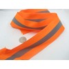 2ms of orange Silver fluorescence ribbon Hi Viz Reflective ribbon