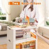 RaybeeFurniture Stackable Storage Containers with Wheels & Lid Large Plastic