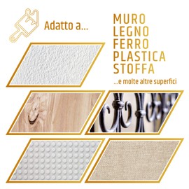 PENNELLIFICIO 2000 | Paint Brush, with Painted Wood Handle, Universal Paint Brush, for Enamels and Paints, Walls, Wood, Iron, Ferrule Width 70 mm - Made in Italy