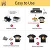 TransOurDream Iron-on Printable Heat Transfer Vinyl 3.0 Transfer Paper for