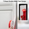 Elvone T-Shaped Door Draft Stopper, 1.37 in x 10 Ft
